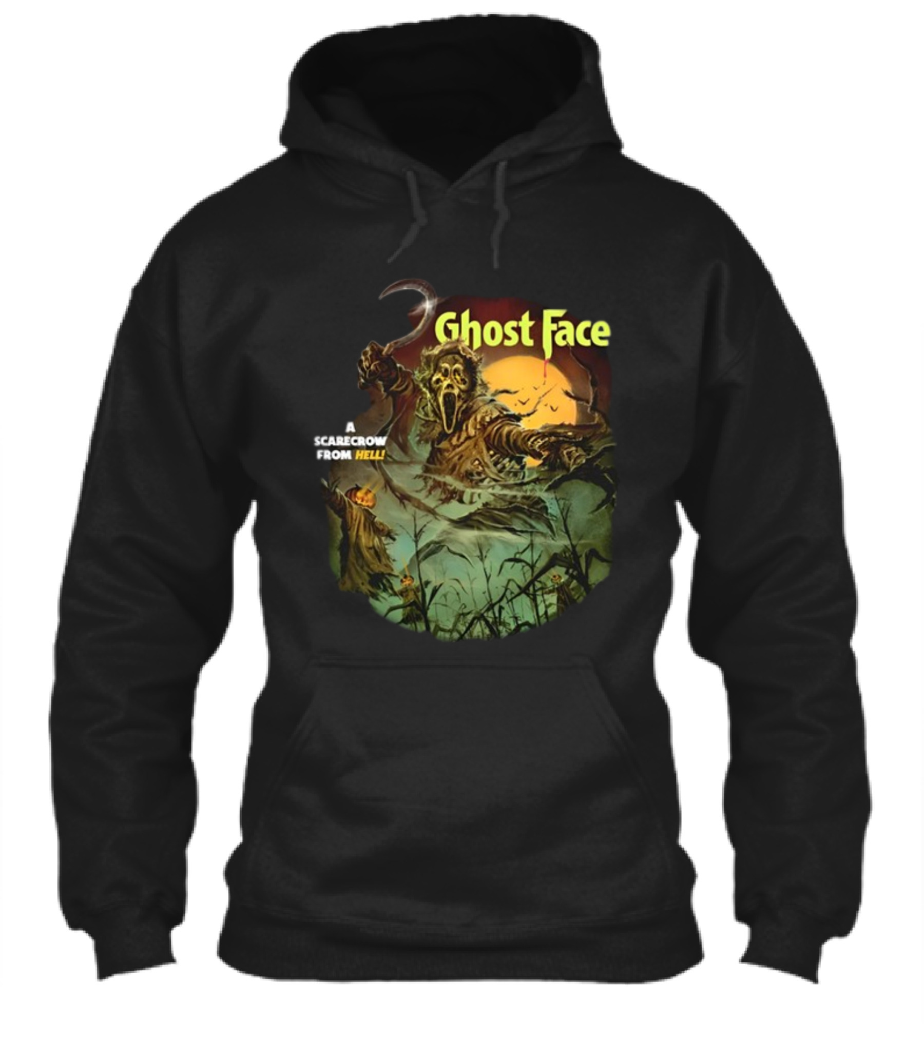 Ghost Face A Scarecrow From Hell Cavitycolors Glows In The Dark Shirt