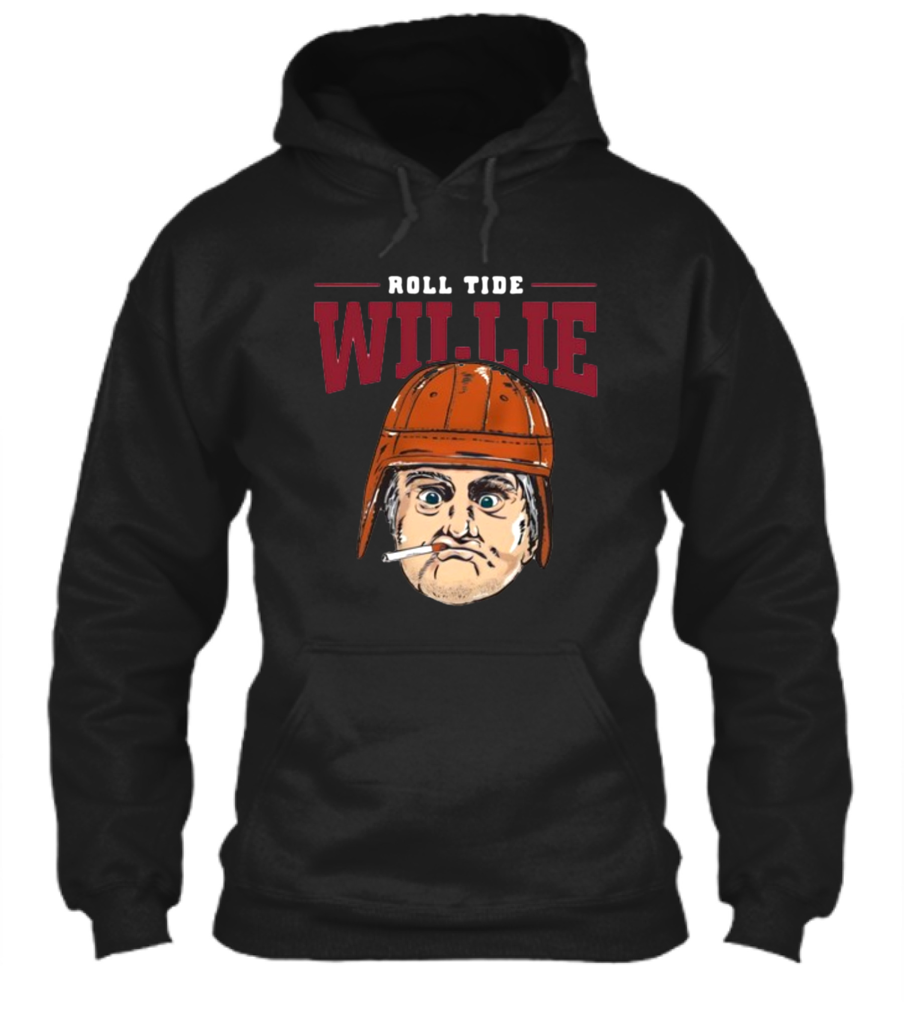 Roll Tide Willie Football Helmet Character Cigarette Shirt
