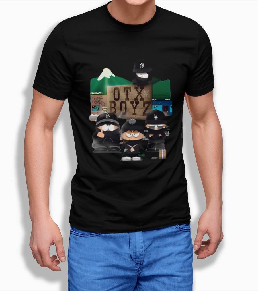Otx Boyz South Park Parody Yankees Dodgers Mashup Shirt