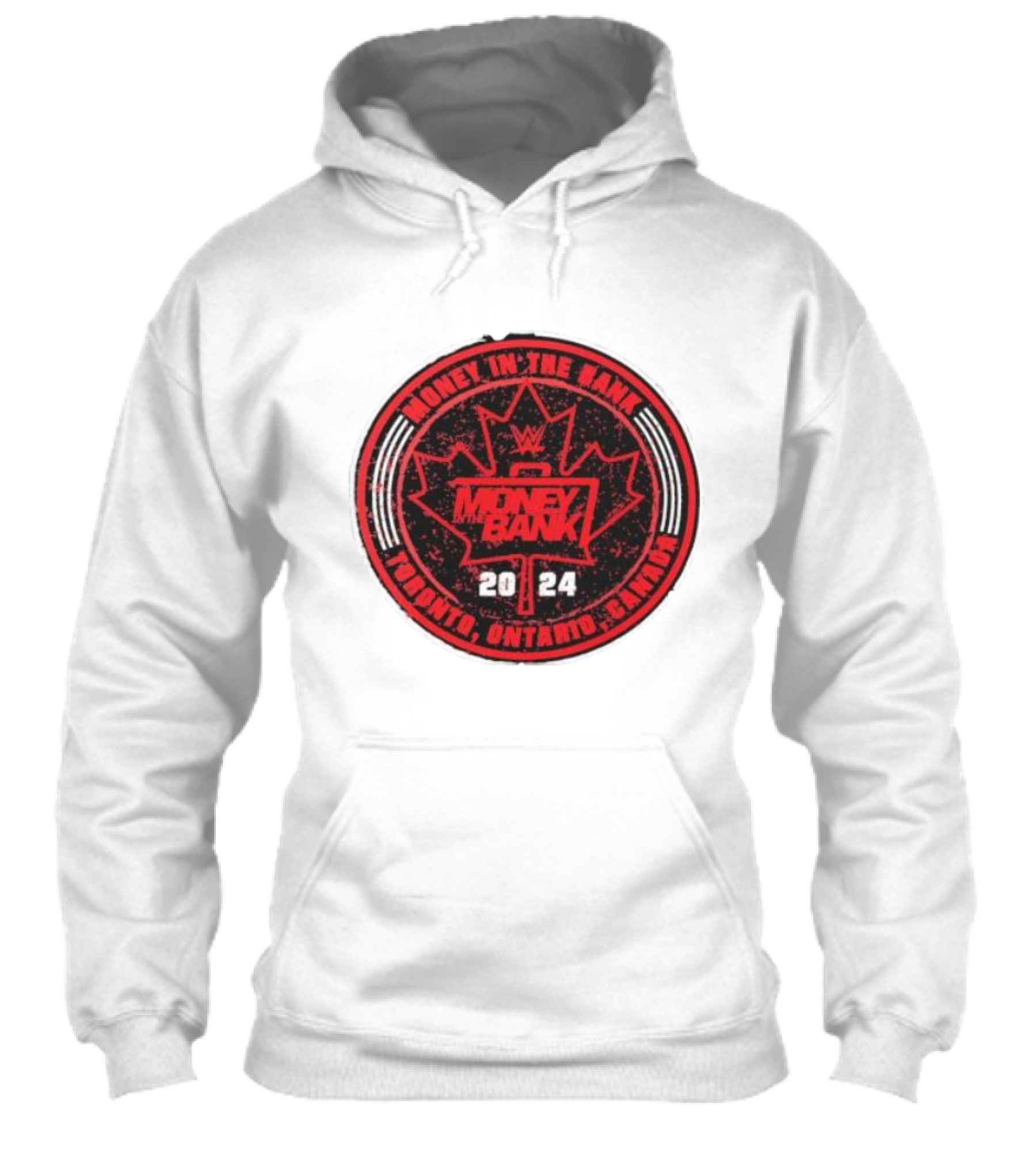 Money In The Bank 2024 Toronto Ontario Canada Wwe Emblem Red Shirt
