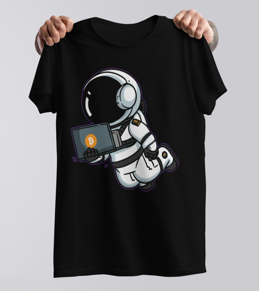 Bitcoin Retro Vintage Stripes Shirt