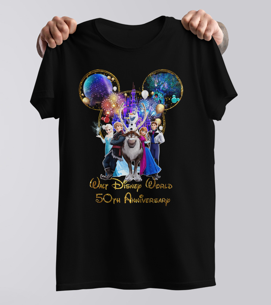 Walt Disney World 50Th Anniversary Ariel Little Mermaid Shirt