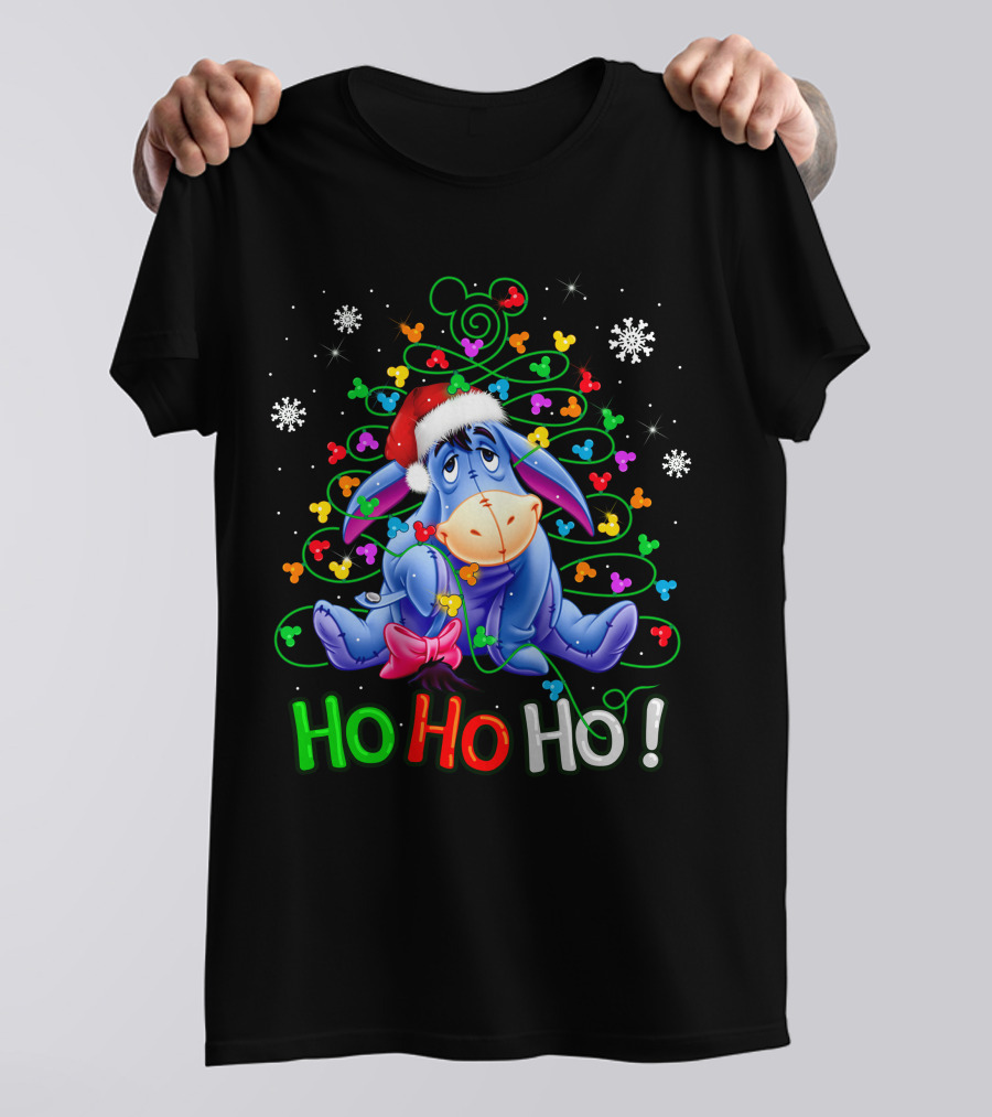 Disney Characters Christmas Tree Snowflakes Shirt