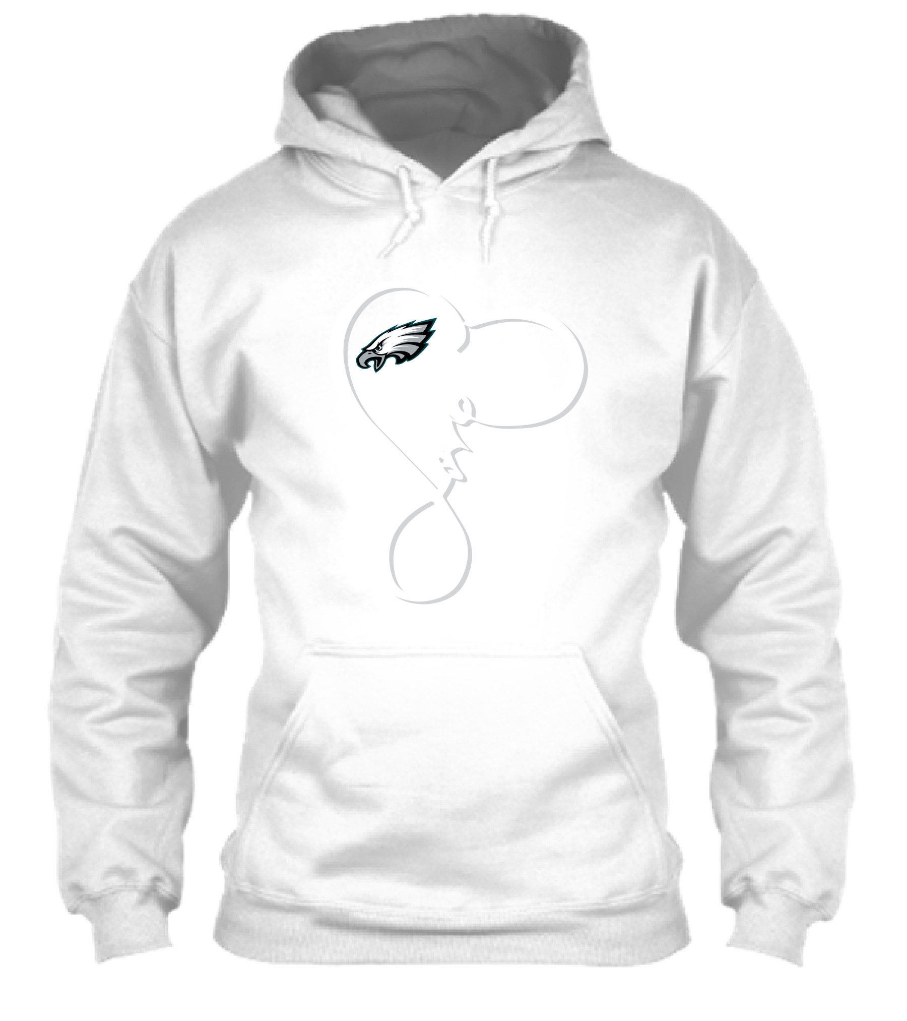 Philadelphia Eagles Love Heart Shirt