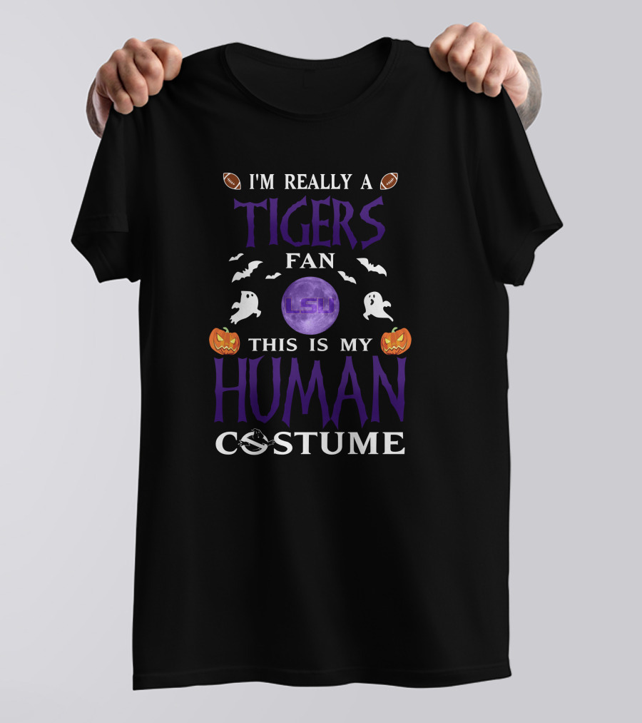 Im Really A Kansas City Royals Fan This Is My Human Costume Shirt
