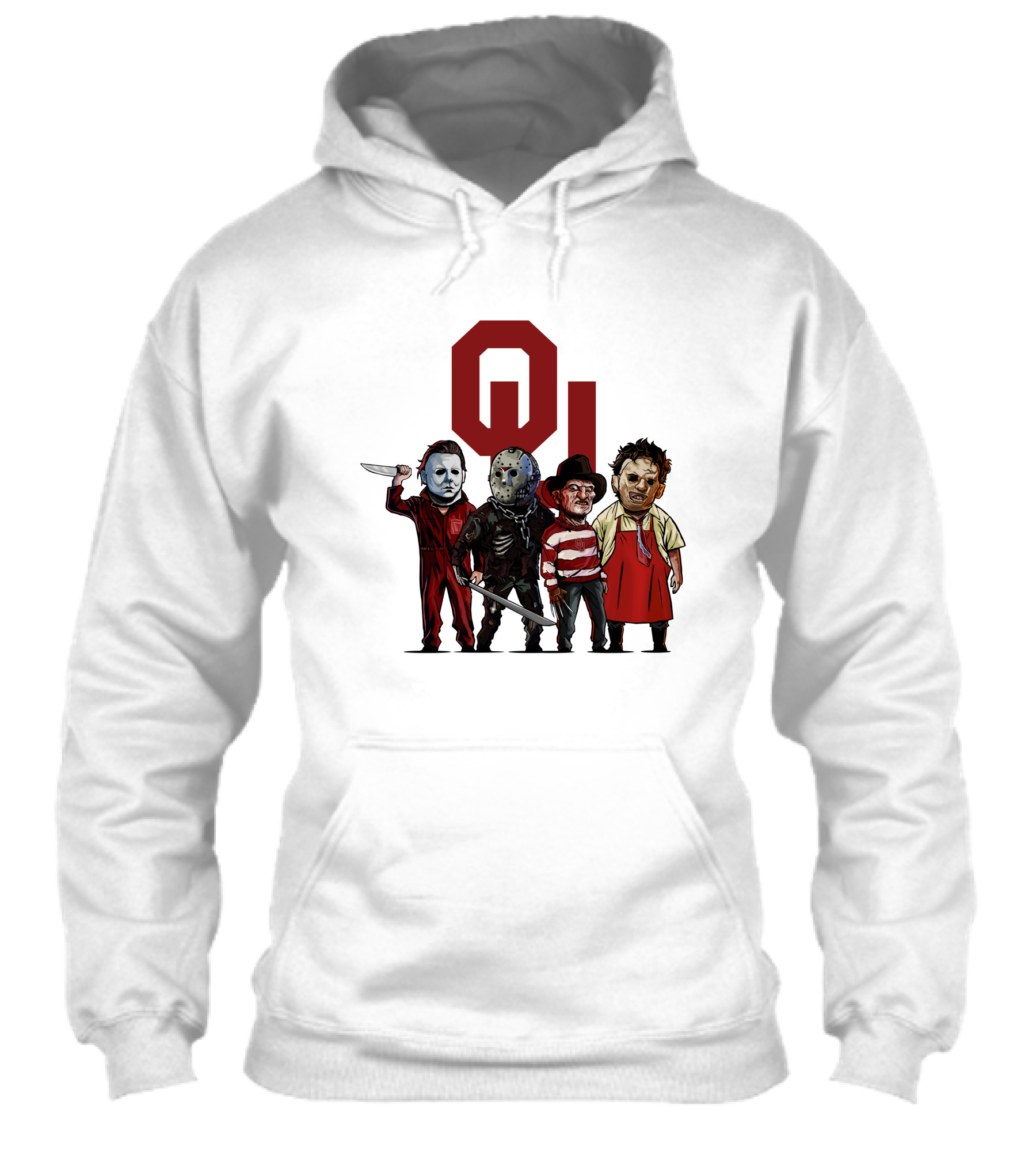 Oklahoma Sooners Halloween Slasher Squad Horror Icons Shirt