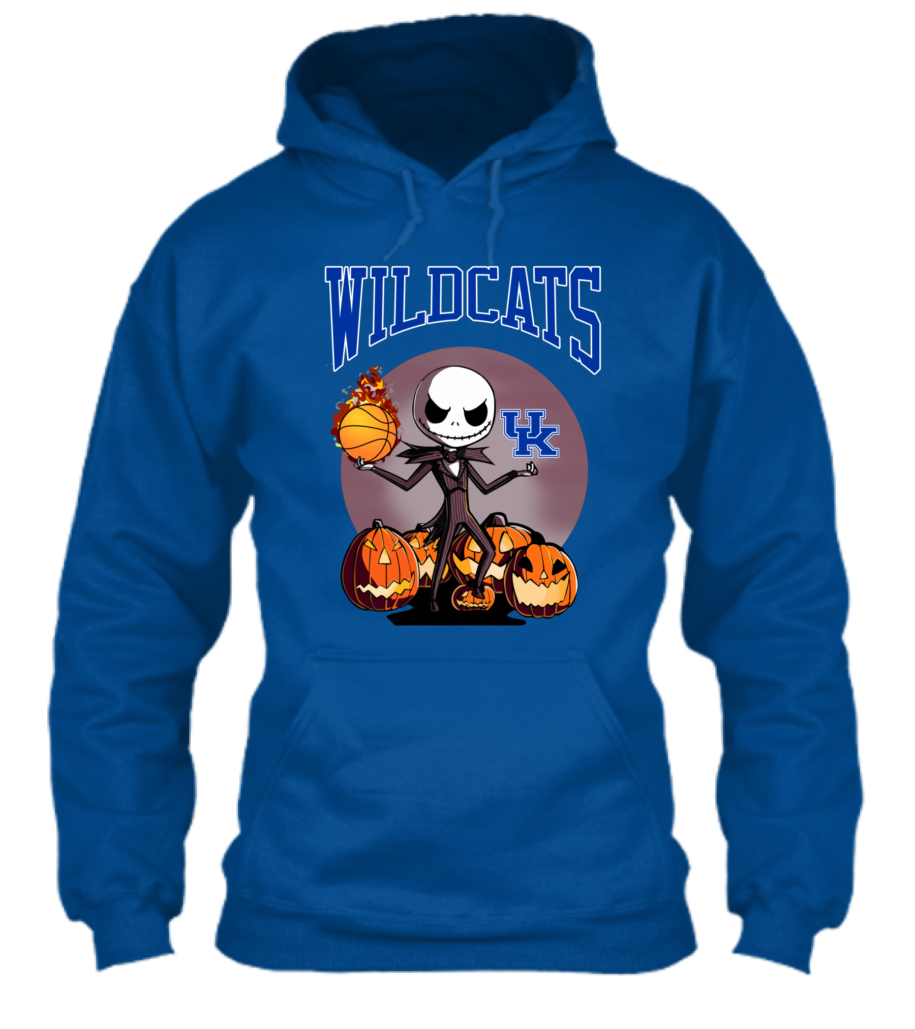 Wildcats Uk Jack Skellington Halloween Basketball Pumpkins Shirt