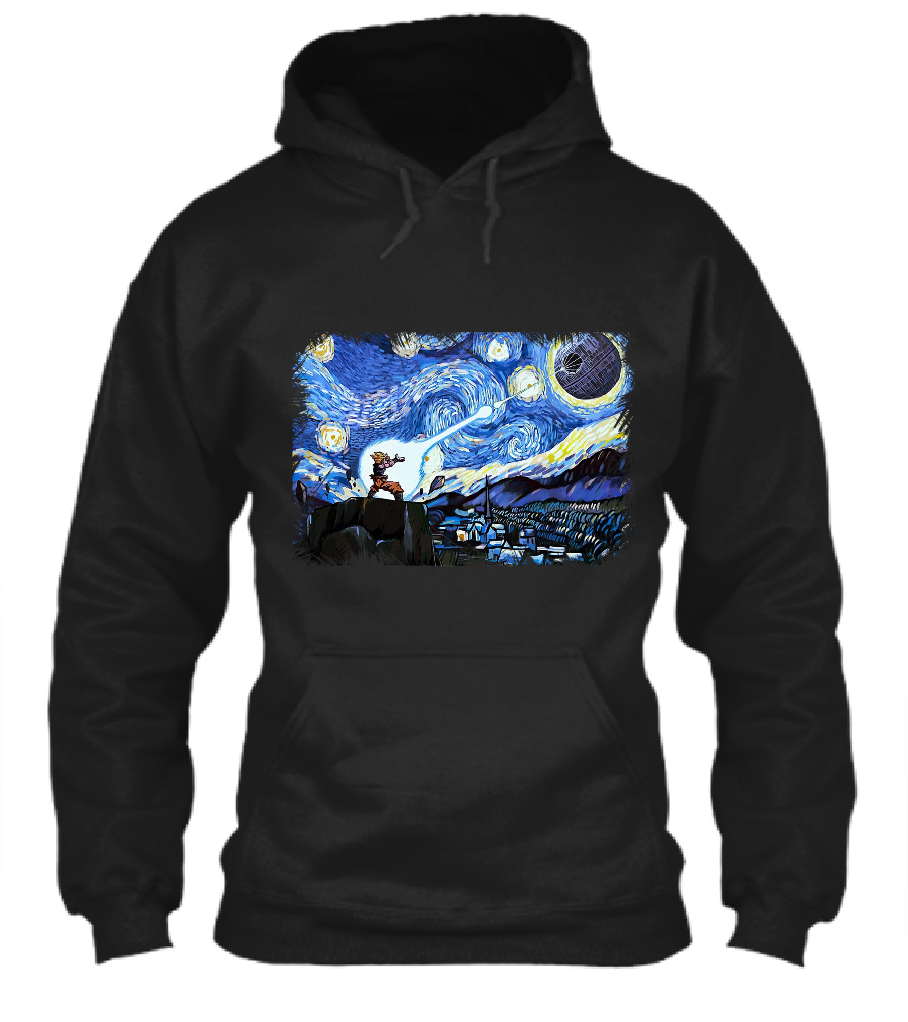 Van Goghku Starry Night Fusion Battle Shirt