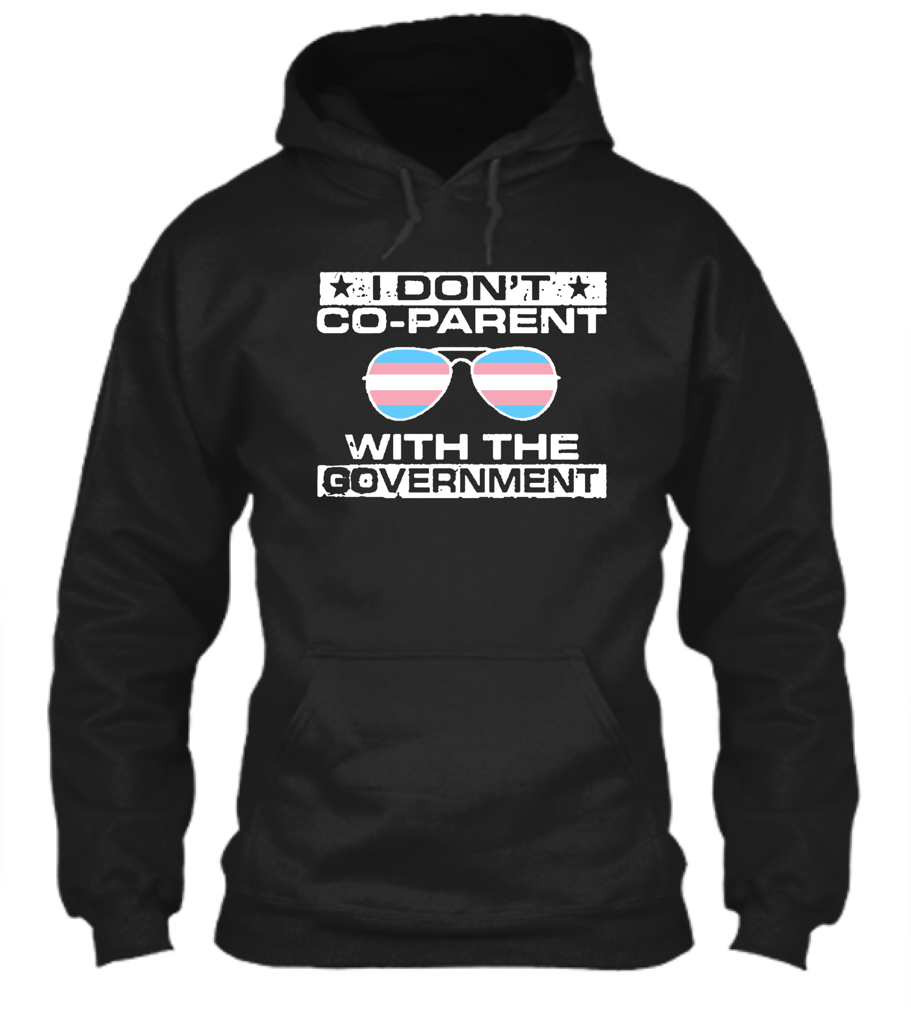 I Dont Coparent With The Government Sunglasses Trans Pride Flag Shirt