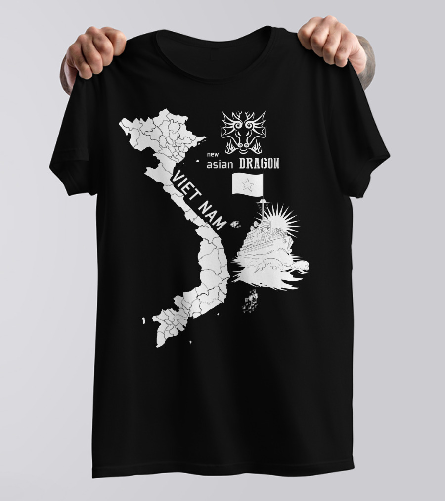 Witch On A Broomstick With Cat Silhouette Against Moon Background Shirt