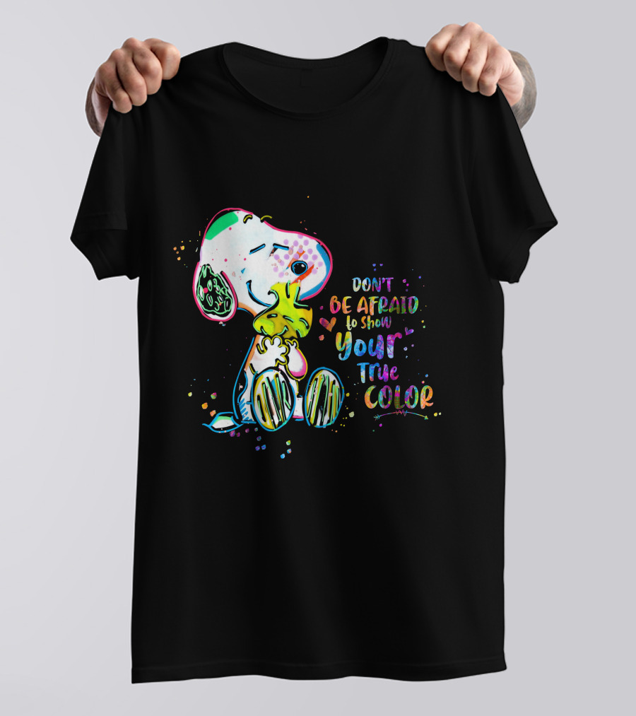 Be Who You Are Say What You Feel Snoopy Because Those Who Mind Dont Matter Rainbow Flag Shirt