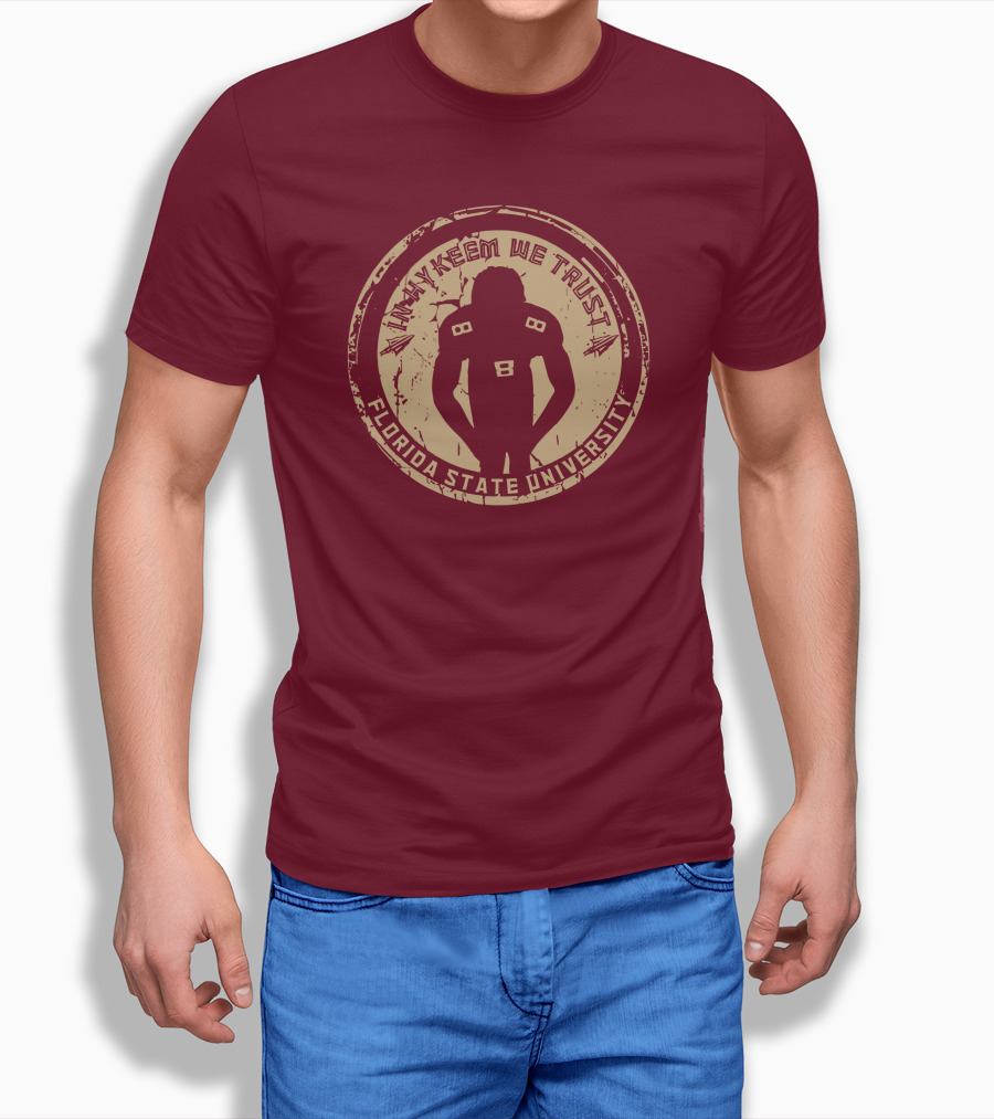 In Hykeem We Trust Football Silhouette Florida State University Shirt