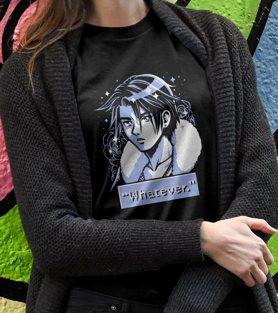 Whatever Squall Super Soft Final Fantasy Style Retro Shirt