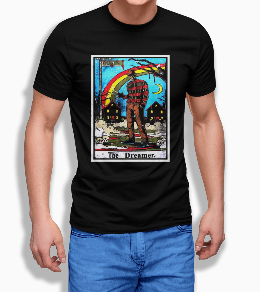 The Dreamer Elm Street Freddy Krueger Retro Shirt