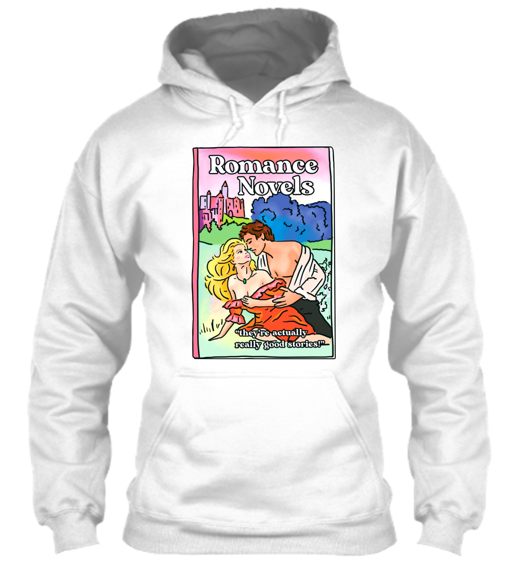 Romance Novels Theyre Actually Really Good Stories Scenic Castle Backdrop Shirt