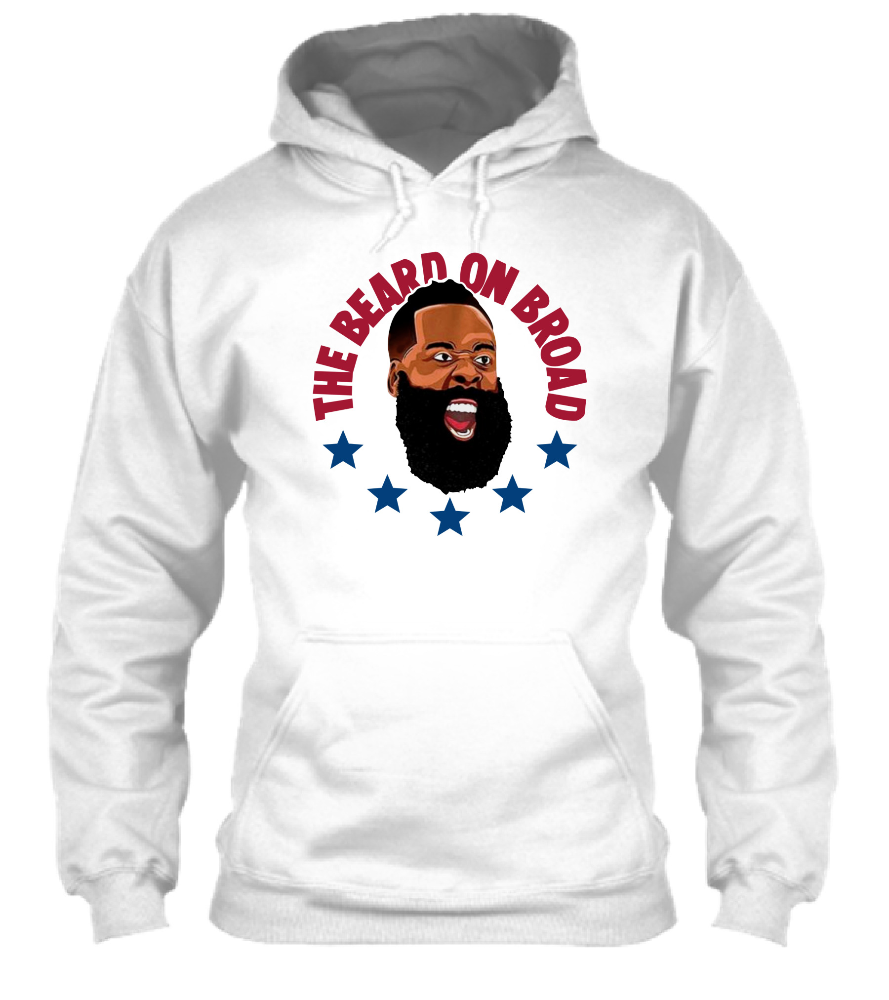 The Beard On Broad Stars James Harden Shirt