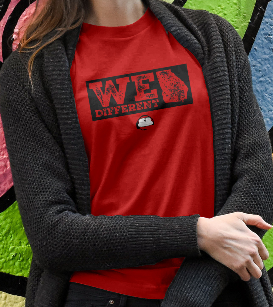 We Different Georgia Seven Six Apparel Merch Shirt