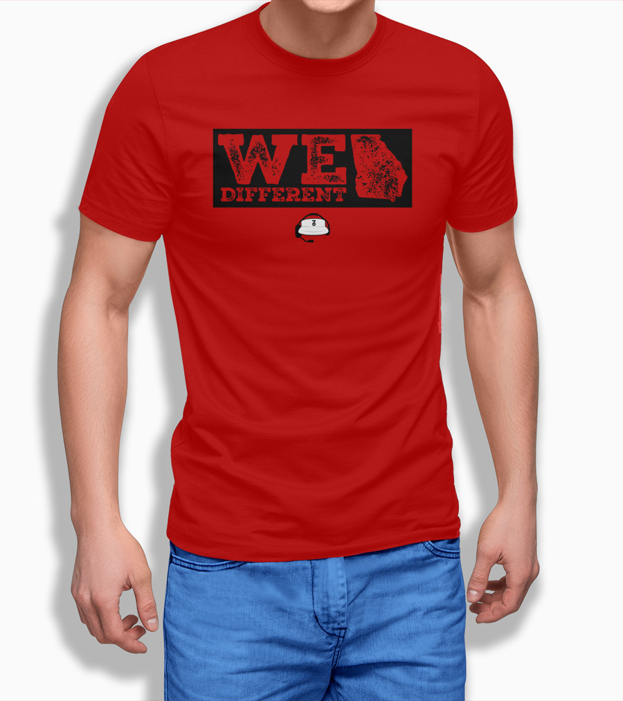 We Different Georgia Seven Six Apparel Merch Shirt