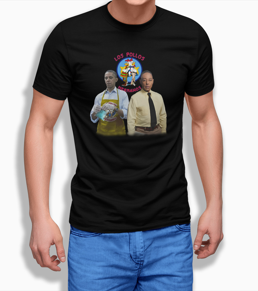 Barack Obama Gus Fring Los Pollos Hermanos Breaking Bad Fusion Shirt