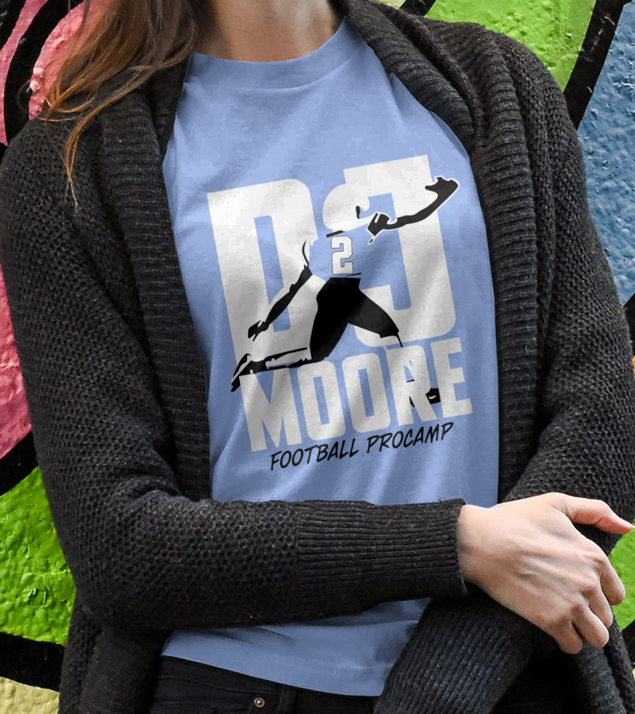 Chicago Bears Dj Moore 2 Football Procamp Shirt
