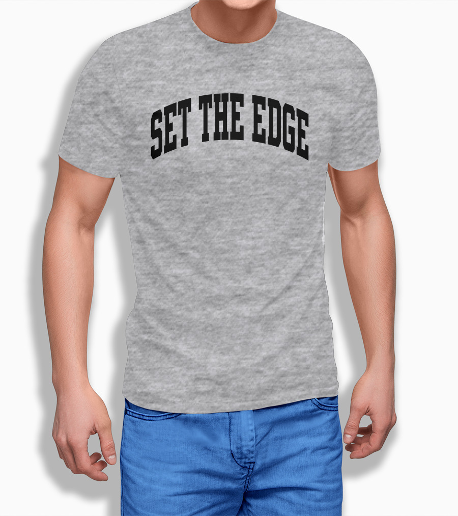 Set The Edge Football Defensive Strategy Shirt