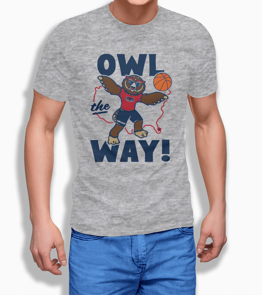 Owlsey Basketball Owl The Way Florida Atlantic Shirt
