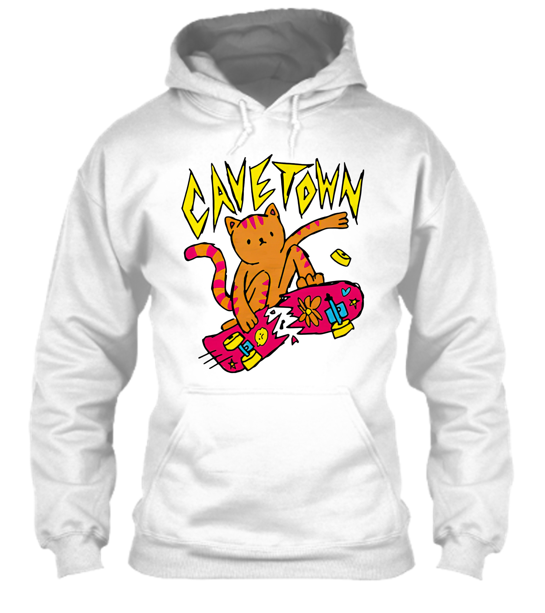 Cavetown Cat Skateboard Fun Shirt