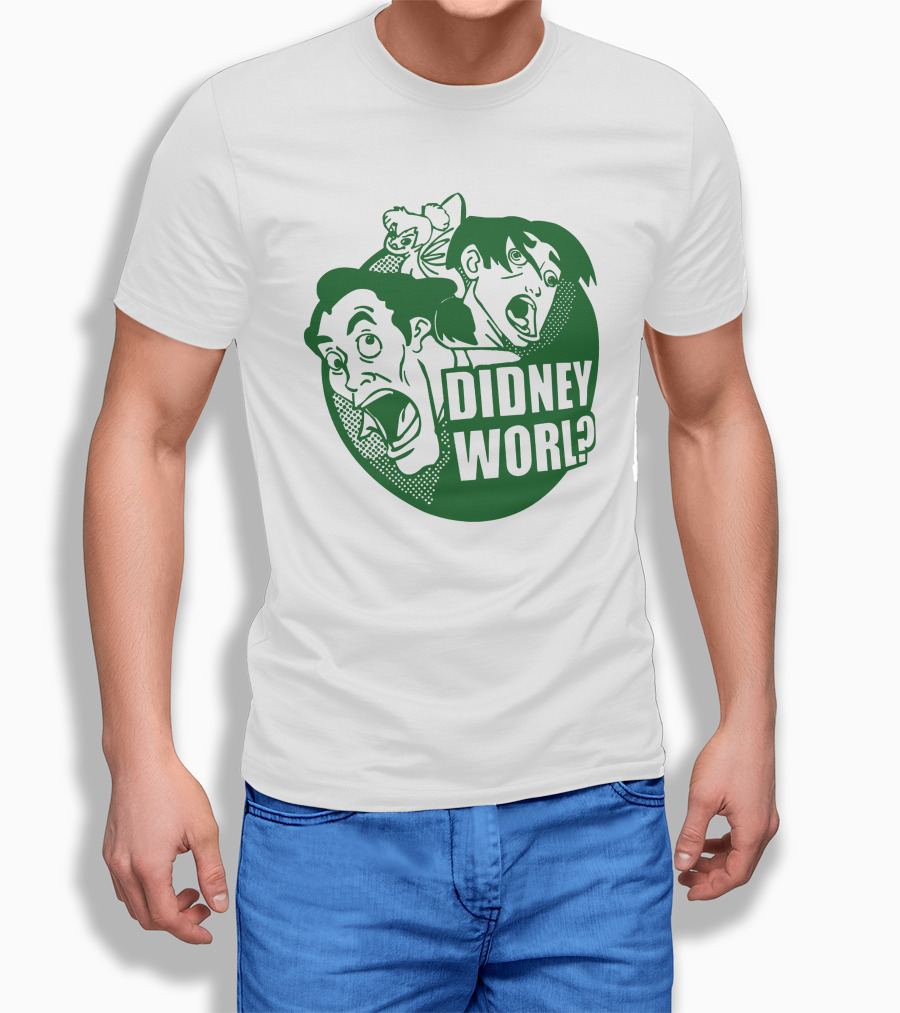 Didney Worl Disney Parody Characters Reaction Shirt