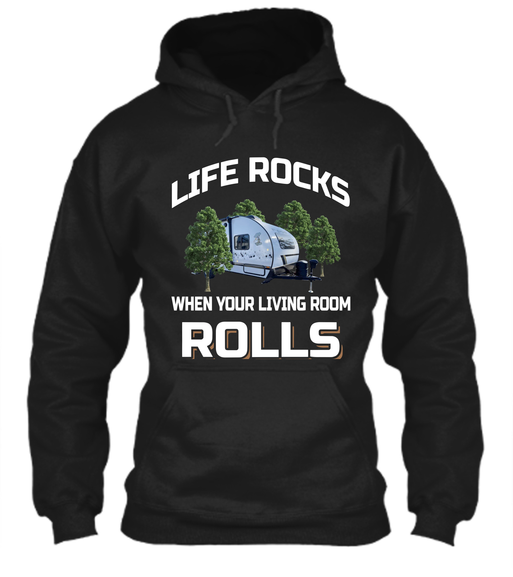 Life Rocks When Your Living Room Rolls Rpod Campers Shirt