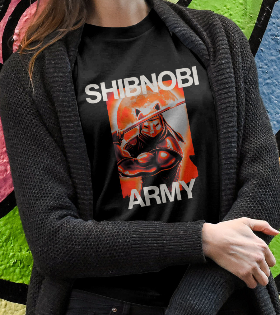 Shibnobi Army Shinja Merch Ninja Warrior Shirt