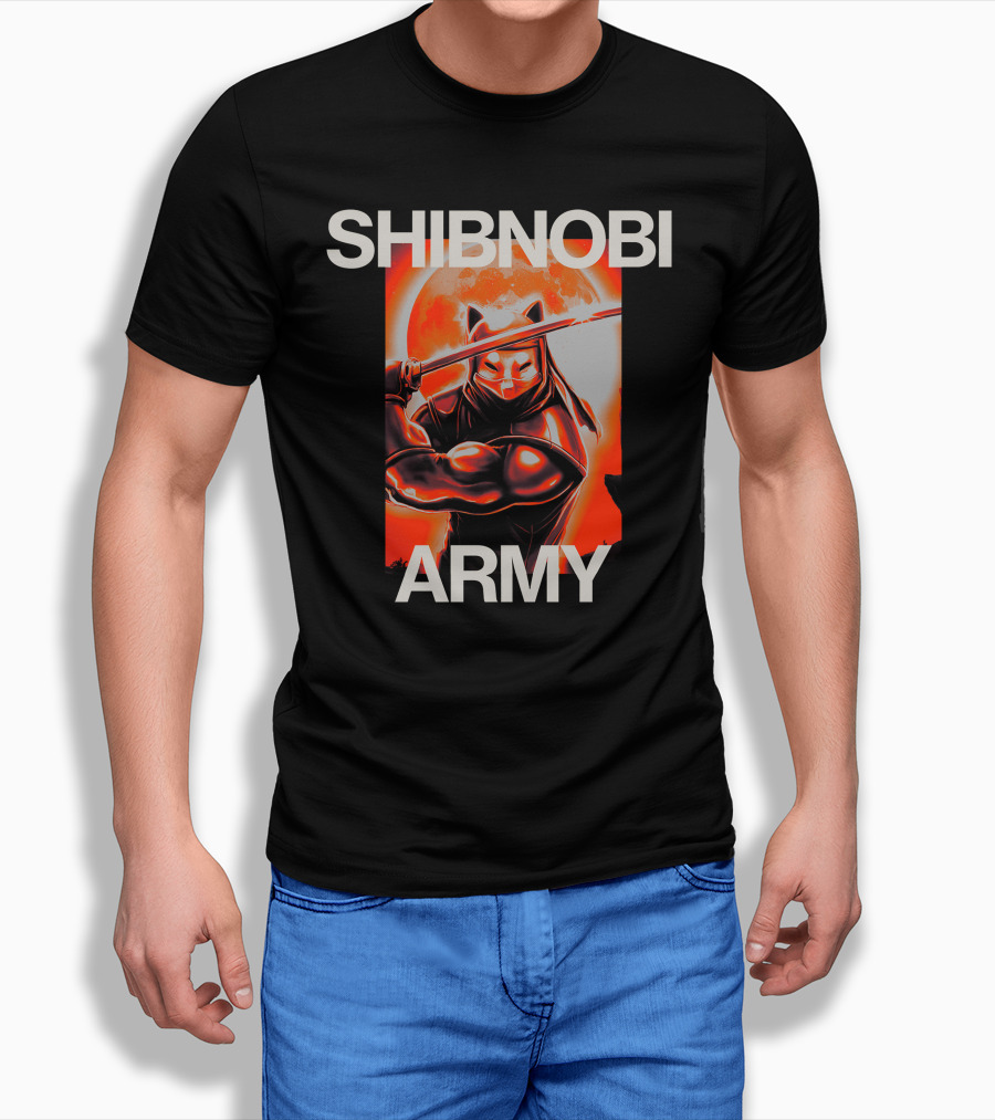 Shibnobi Army Shinja Merch Ninja Warrior Shirt