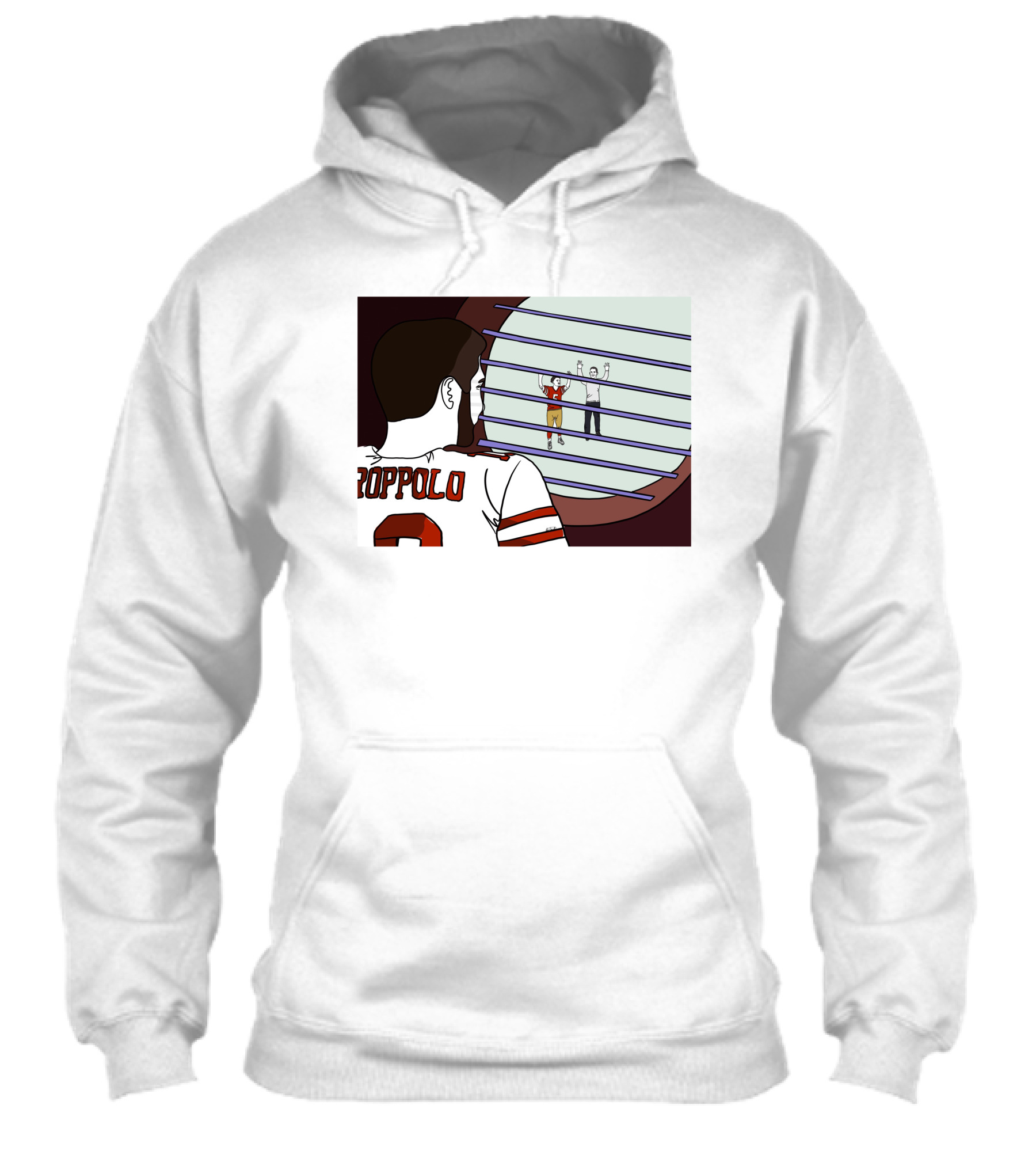 Jimmy Garoppolo Drawing Series Day 51 Every Day Until Traded Shirt