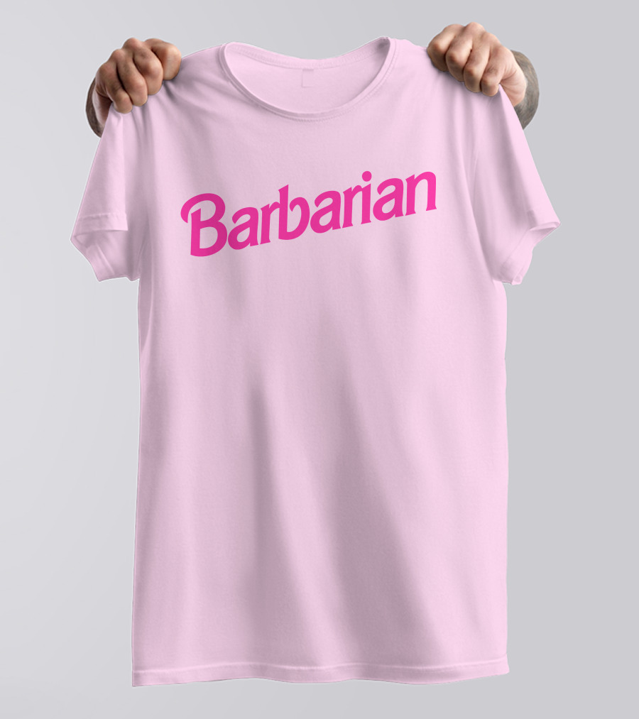 Barbarian Styled Like Barbie Font By Ginny Di Shirt