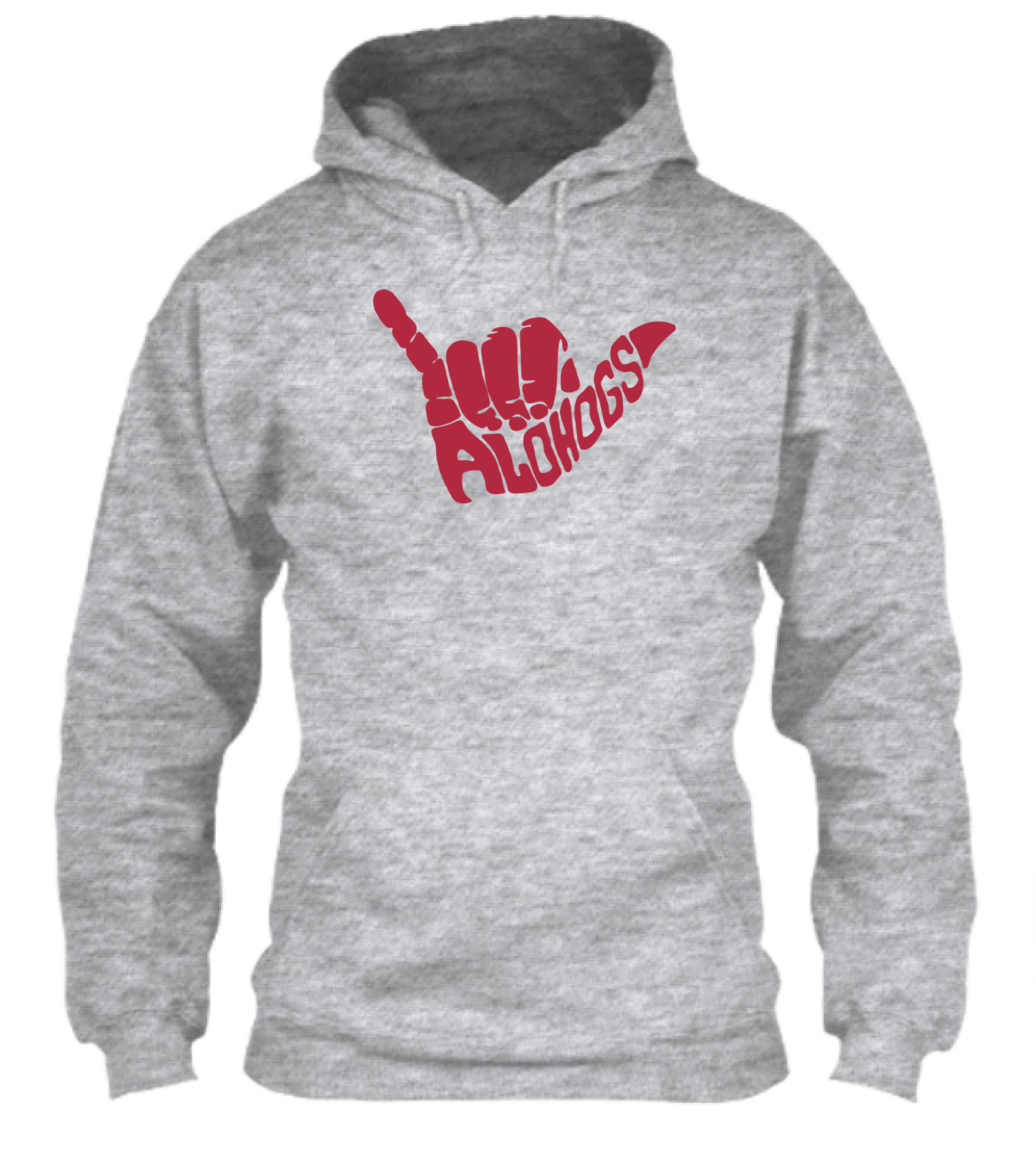 Shaka Hand Gesture With Alohogs Text Shirt