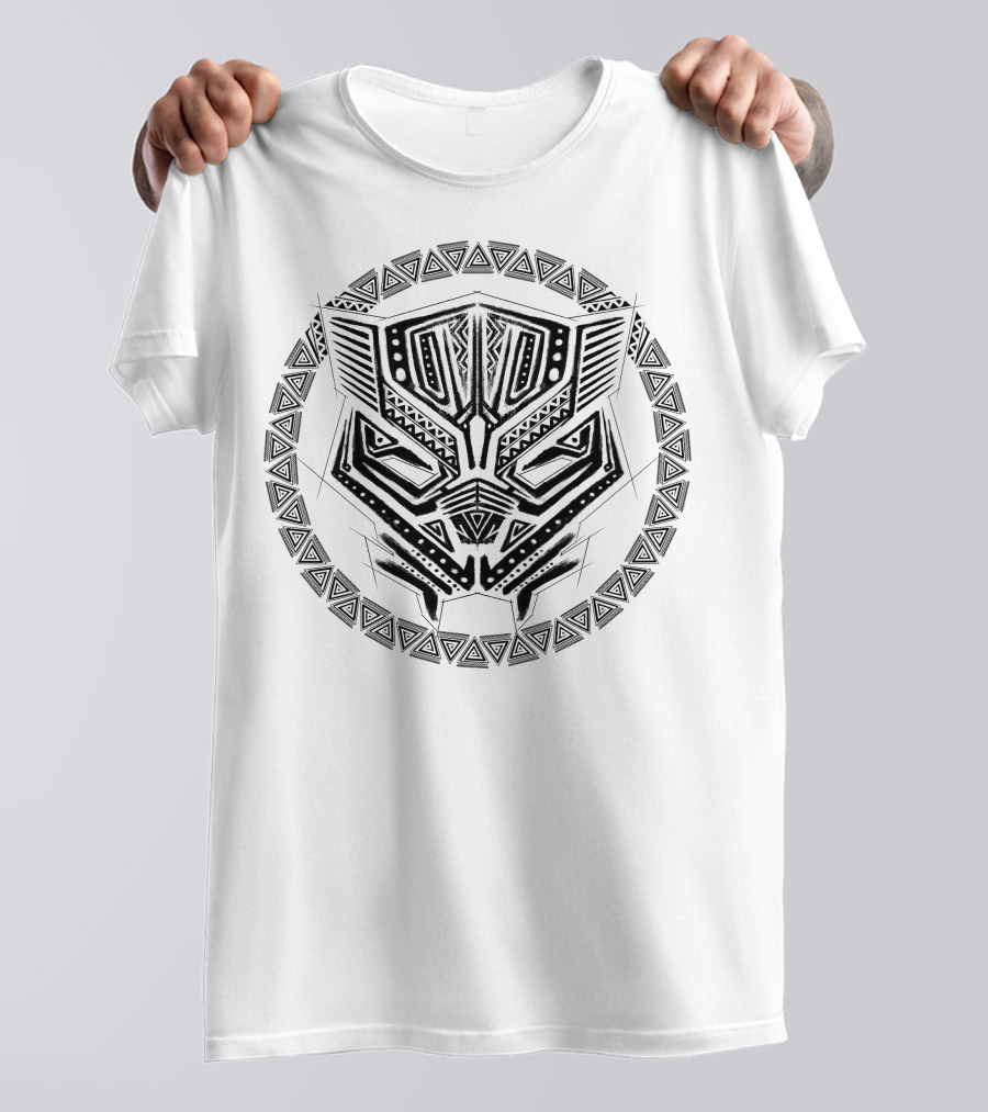 Marvel Black Panther Wakanda Forever Geometric Triangle Shirt