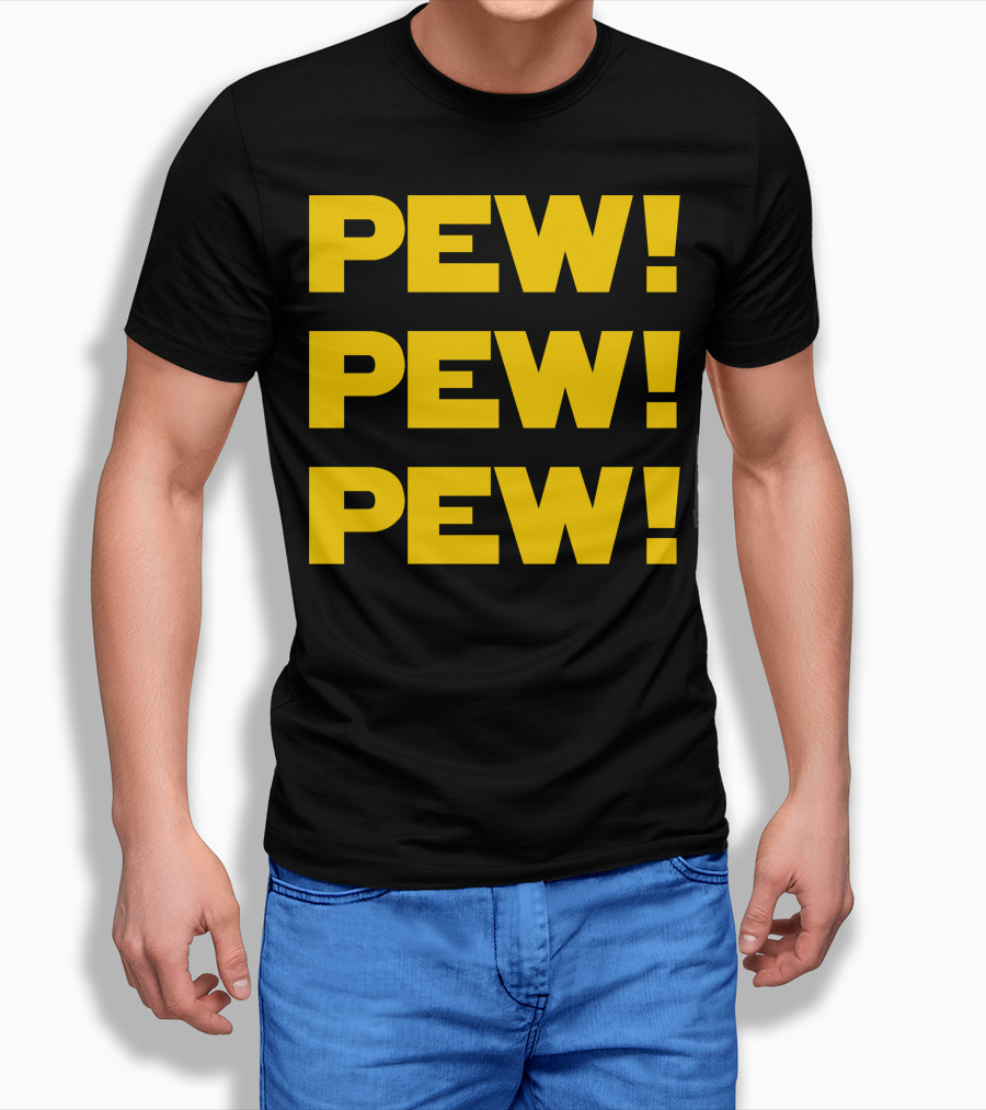 Star Nerd Geek Wars Space Pew Pew Pew Pew Pew Pew Shirt