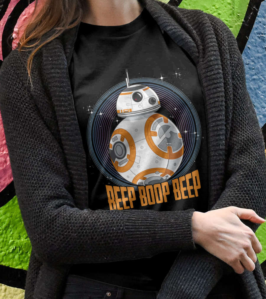 Star Wars Bb8 Beep Boop Beep Circle Shirt