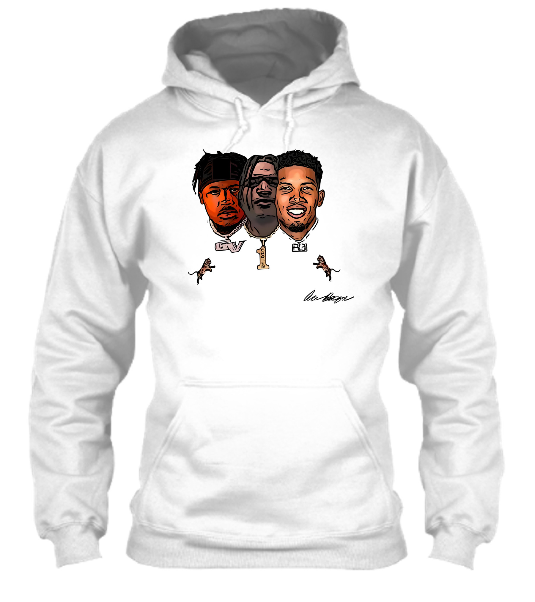 Jamarr Chase Gv Tiger Trio Football Shirt