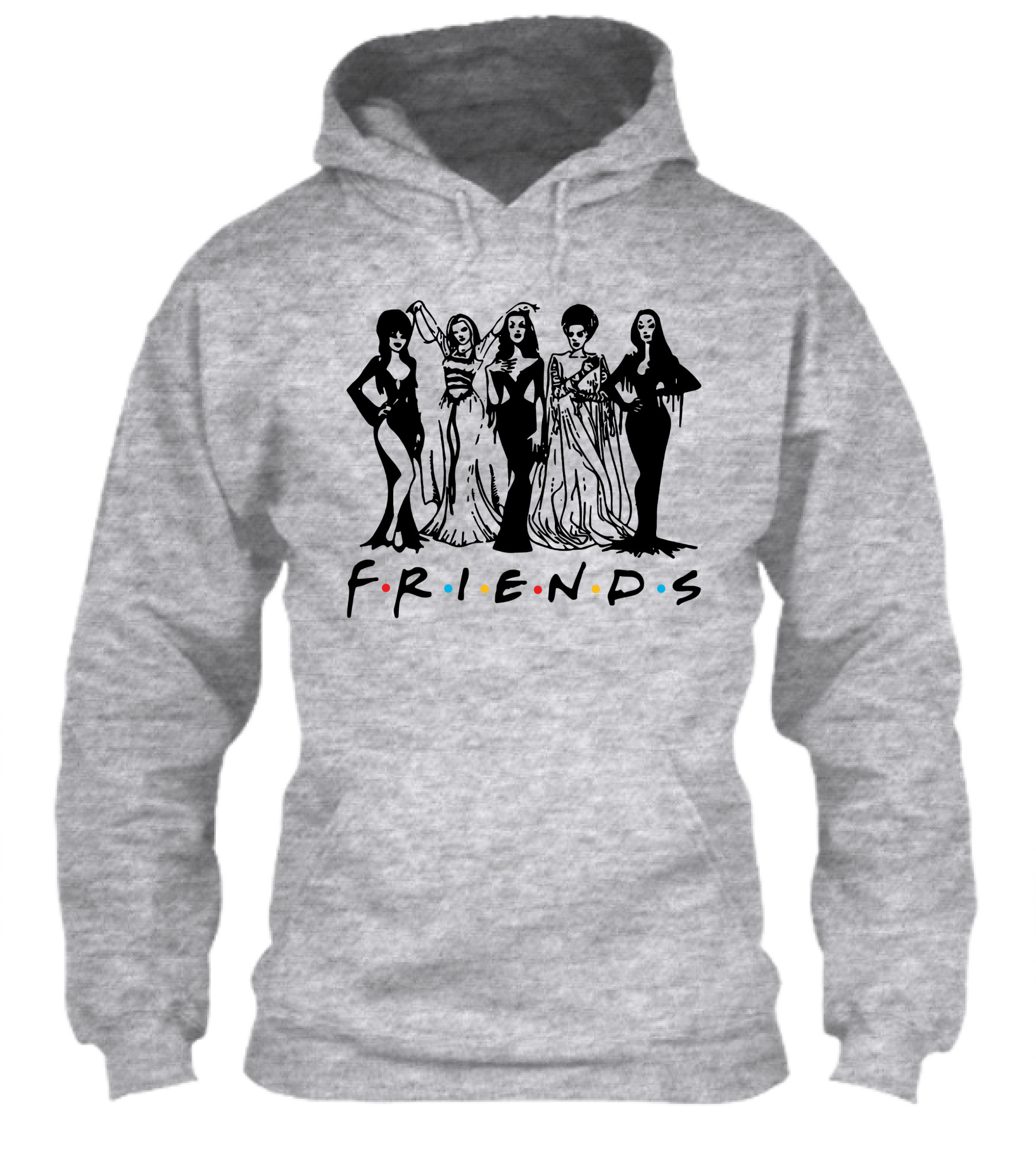 Horror Friends Squad Gothic Icons In Classic Tv Show Shirt