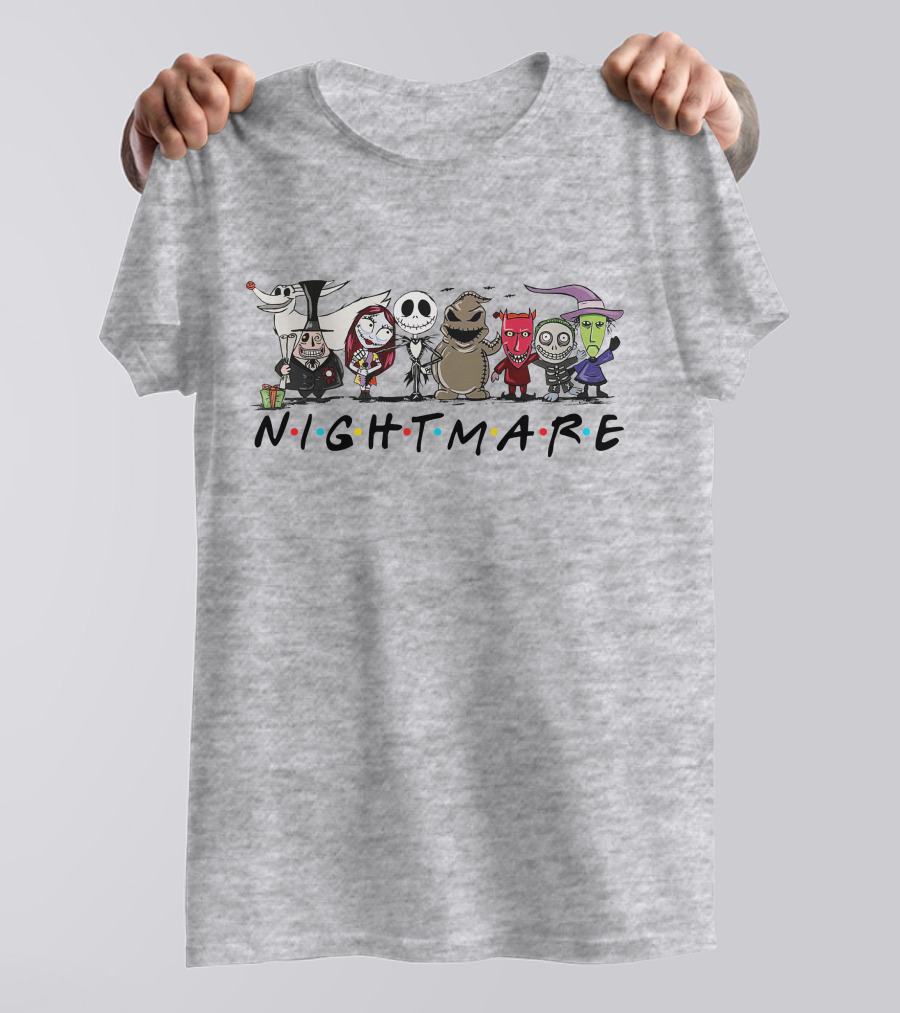 Horror Friends Squad Gothic Icons In Classic Tv Show Shirt