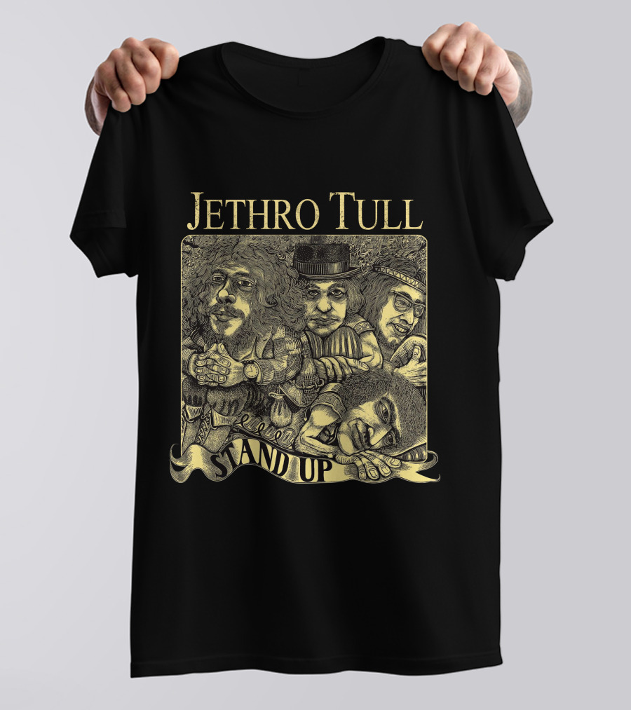 Jethro Tull Living In The Past Victorian Floral Border Shirt