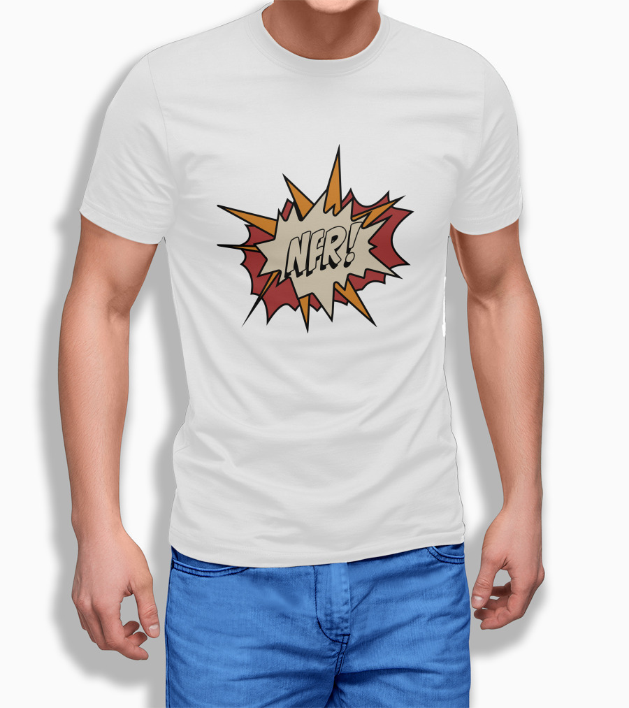 Nfr Comic Book Style Explosion Shirt