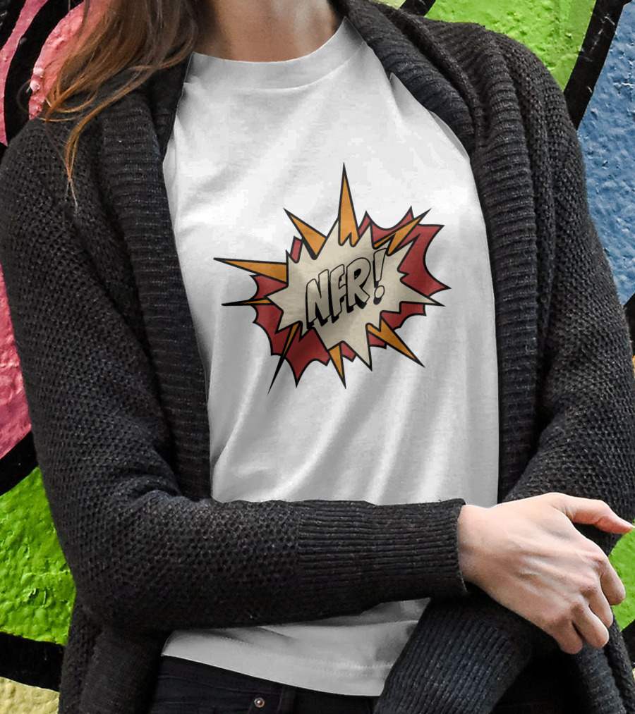Nfr Comic Book Style Explosive Burst Shirt
