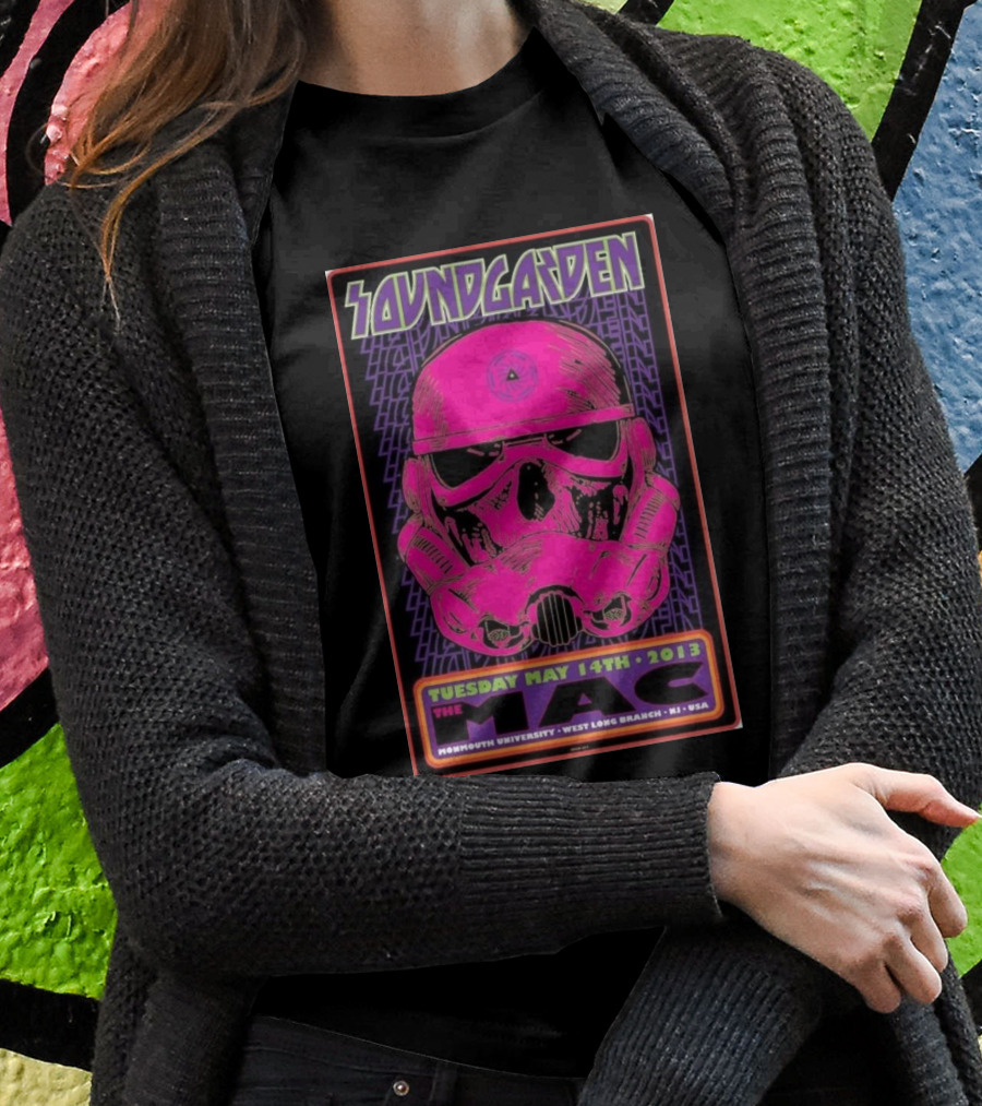 Soundgarden Concert Poster May 14Th 2013 The Mac Monmouth University West Long Branch Nj Usa Shirt