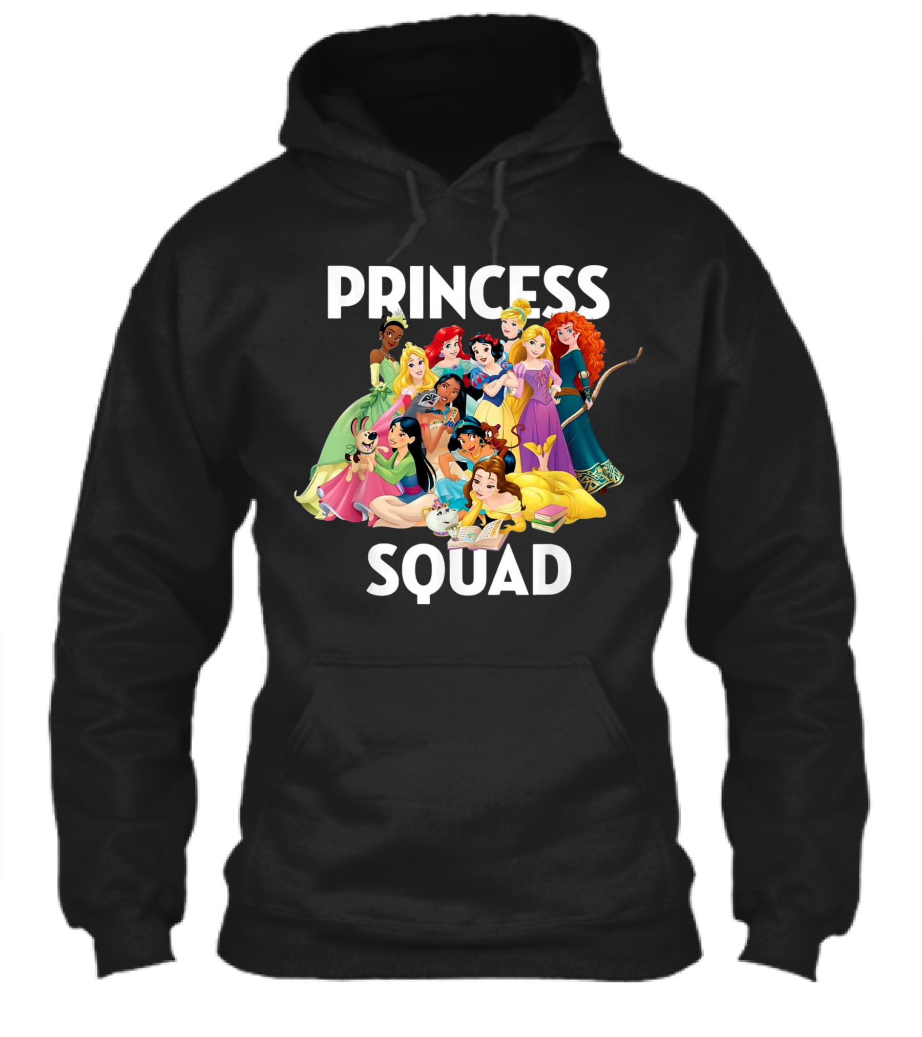 Princess Squad Disney Princesses Group Characters Shirt