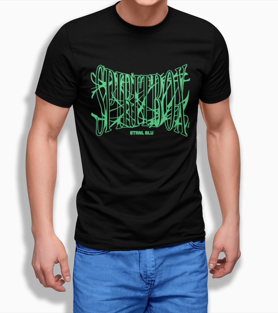 Spiritbox Phosphenetic Etrnl Blu Mineral Black Shirt