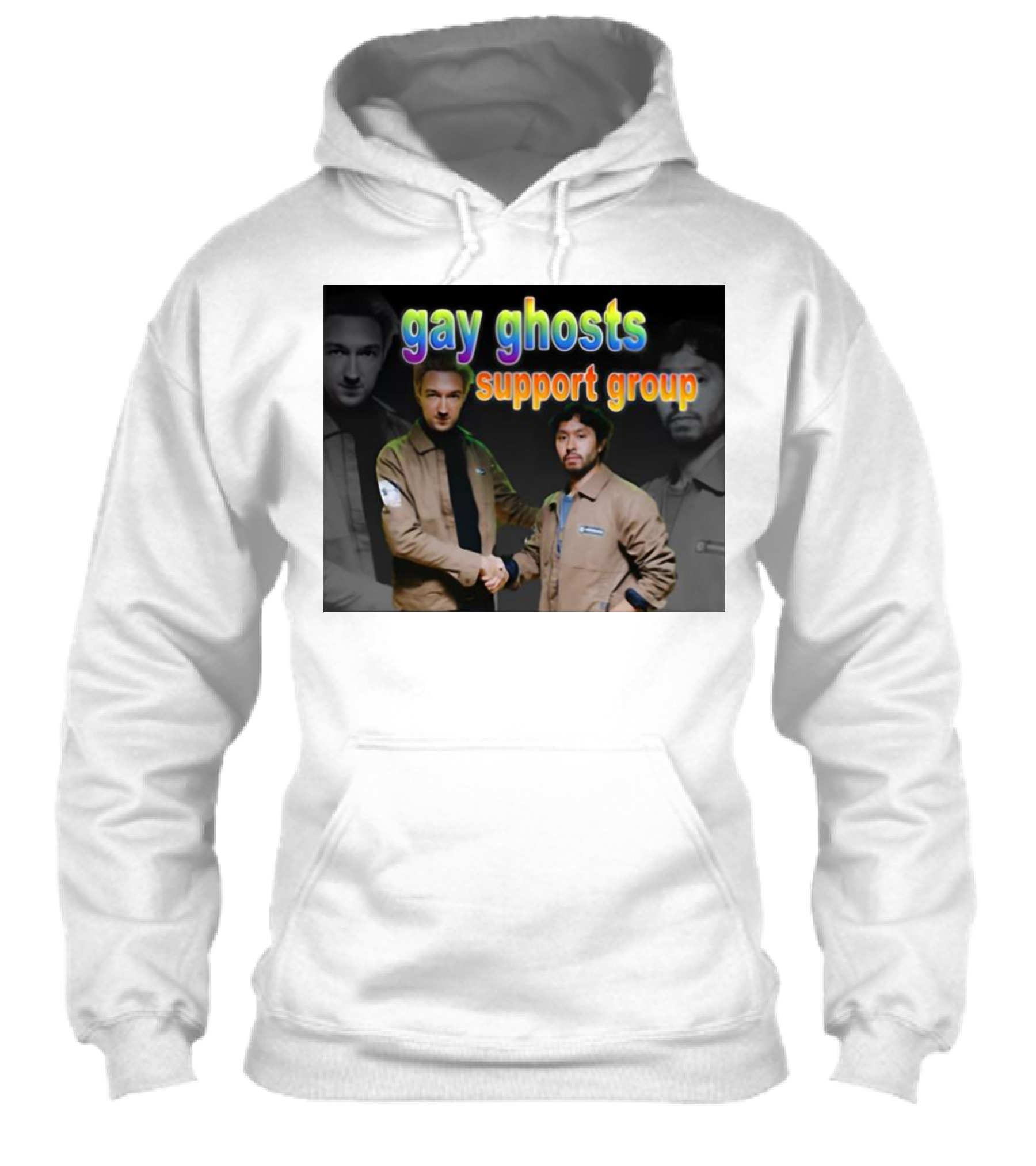 Gay Ghosts Support Group Paranormal Shaking Hands Wardrobe Shirt