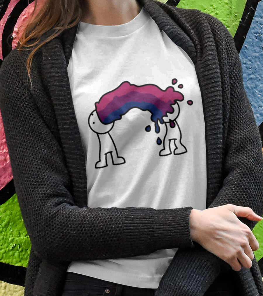 Thomas Tomska Ridgewell Asdf Bi Pride Shirt