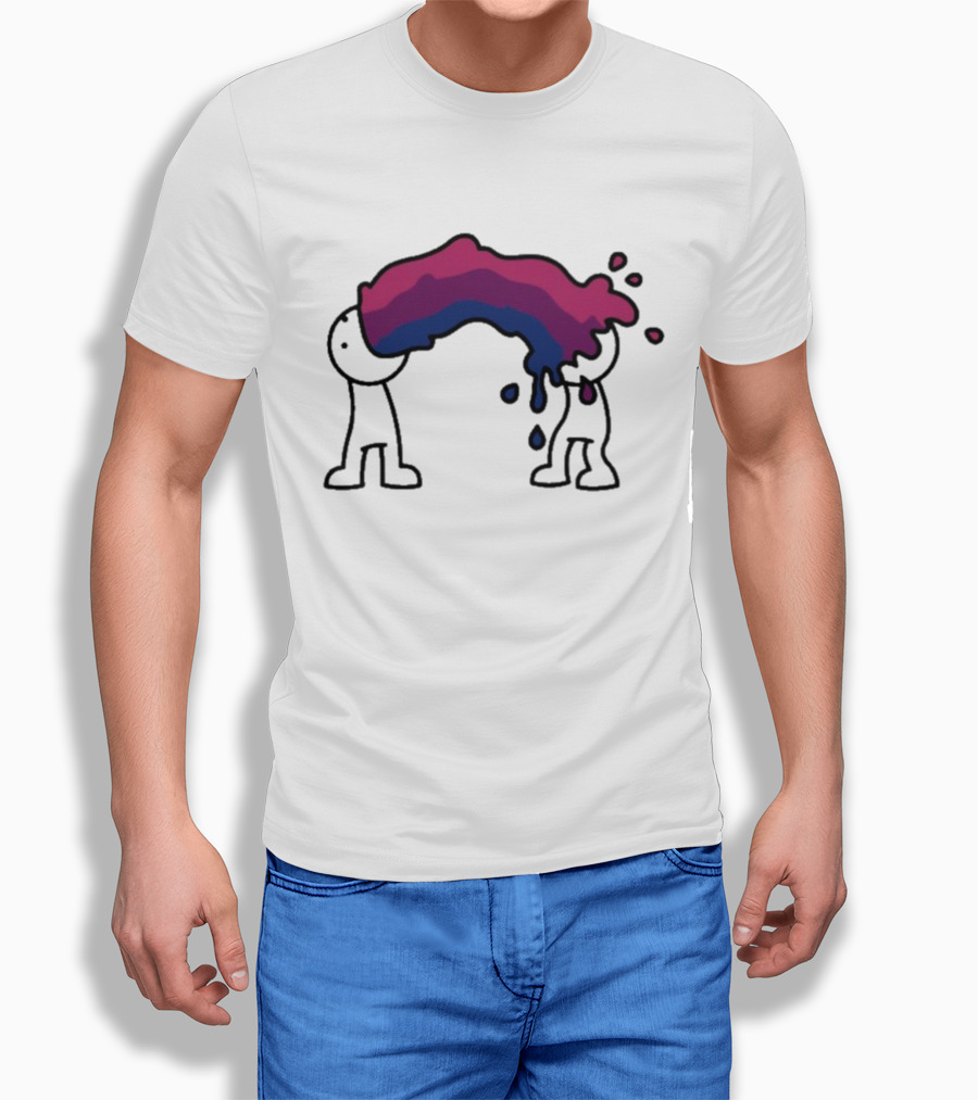 Thomas Tomska Ridgewell Asdf Bi Pride Shirt