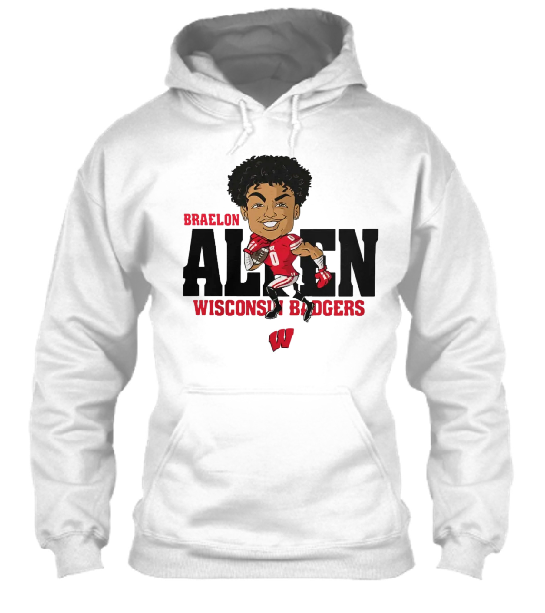 Braelon Allen Wisconsin Badgers Red Uniform Shirt